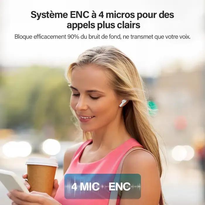 QCY – casque d'écoute intelligent sans fil T13