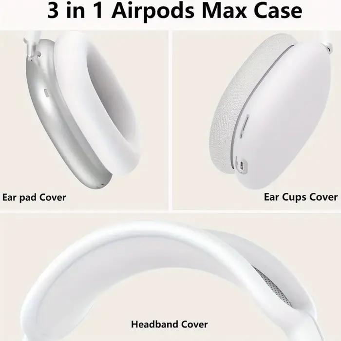 Étui Airpods Max 3 en 1 en Silicone souple