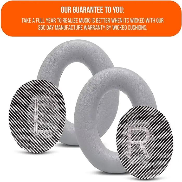 Oreillettes de remplacement pour Bose QC35 et QC35 II coussinets d'oreille en mousse à mémoire de forme en cuir pour une écoute confortable et qualitative occasions quotidiennes à offrir