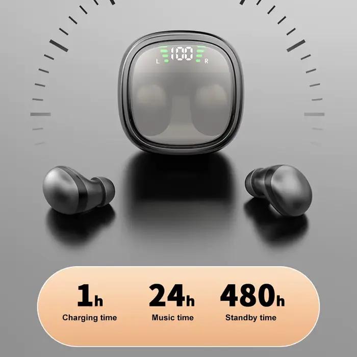 Mini écouteurs invisibles Bluetooth 5.3