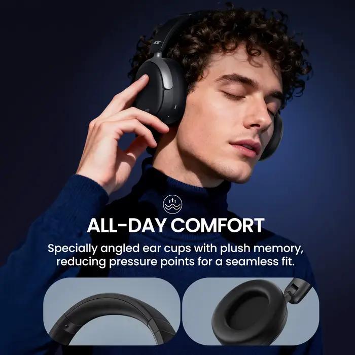 Casque sans fil suppression du bruit haute résolution audio spatial pour adultes écouteurs Bluetooth sport et étude occasions spéciales