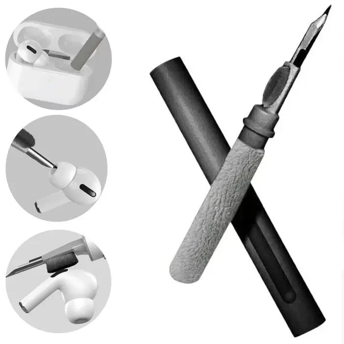 Kit de nettoyage pour écouteurs AirPods Pro Xiaomi Samsung brosse et stylo de nettoyage blanc noir pour maintenance écouteurs et étuis