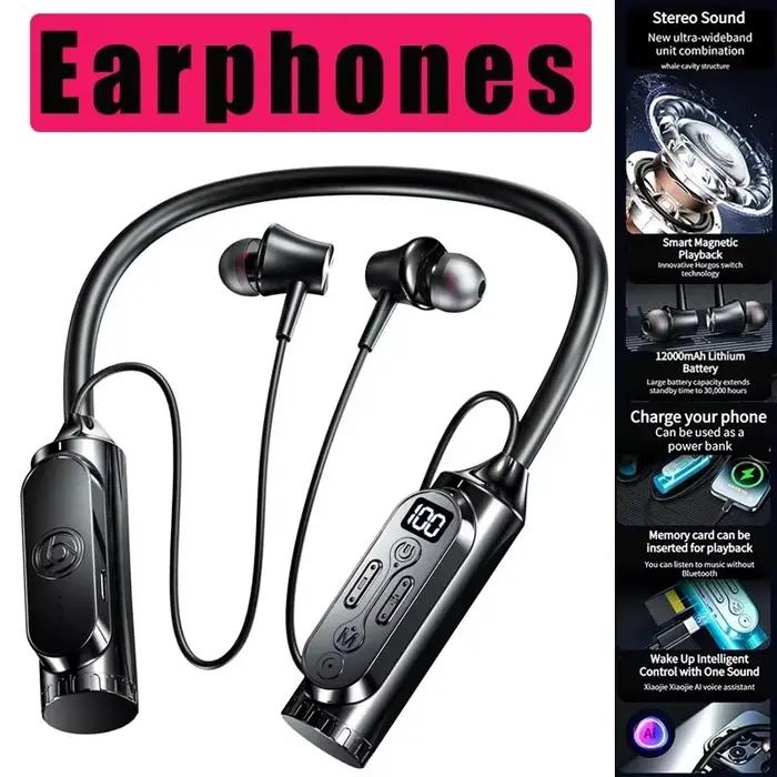 Écouteurs intra-auriculaires Bluetooth 12000mAh