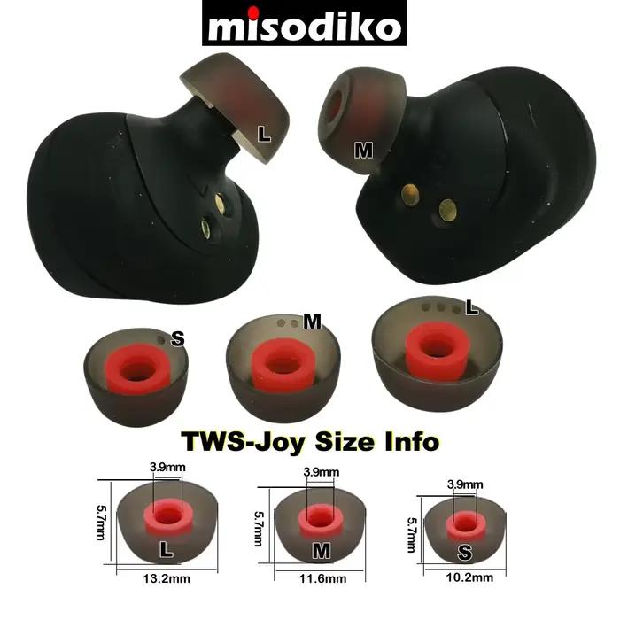 Embouts d'écouteurs en Silicone TWS-Joy pour Jabra Elite 75t