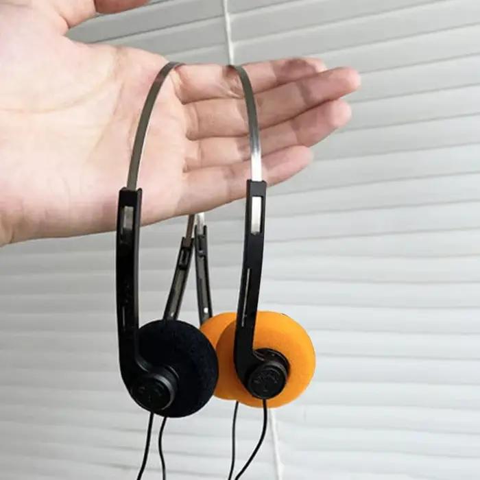 3.5mm universel casque musique MP3 rétro Portable filaire