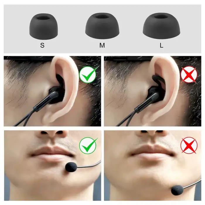 Écouteurs intra-auriculaires mains libres pour arbitre
