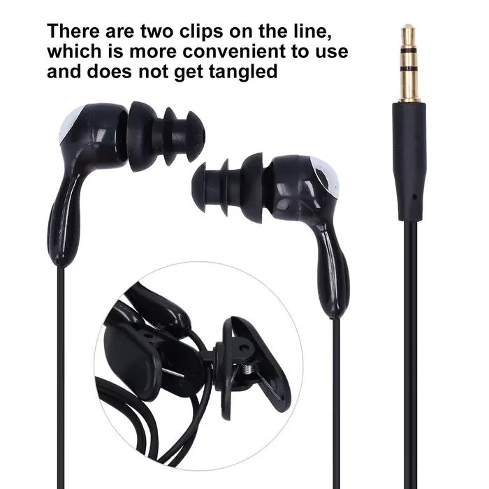 Ecouteurs Intra-Auriculaires Etanches Pour Sport Musique Nage Course Natation Sauna Activités Physiques Occasions Spéciales