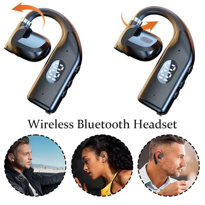 1/2 pièces crochets d'oreille sans fil Bluetooth 5.4 casque de jeu sport
