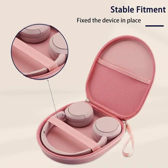 Sac de protection en EVA pour écouteurs JBL et Sony couleur bleu rose noir étui de transport double fermeture à glissière