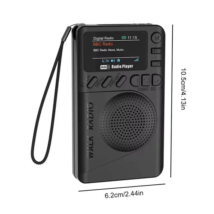 Mini Radio numérique DAB FM avec prise casque