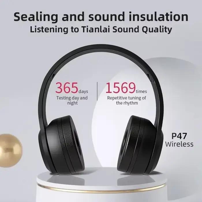 Casque de jeu Bluetooth 5.0 sans fil pour sport de plein air compatible avec iPhone Samsung PC et accessoires de jeu pliable pour hommes femmes occasions spéciales