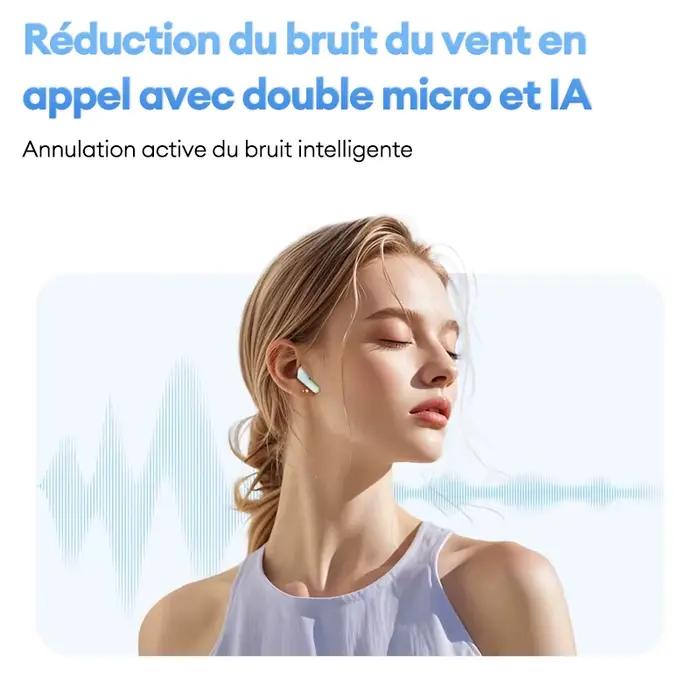 Original Lenovo LE209 sans fil Bluetooth 6.0 écouteur réduction du bruit Sport HiFi casque Ultra longue Endurance