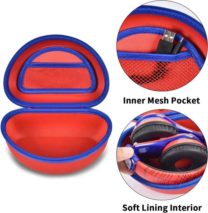 Etui pour écouteurs Beats en matériau de haute qualité pour enfant et adultes, protection anti-choc, anti-eau, avec poches pour câbles et accessoires, pour Beats Studio Pro, Beats Solo3, Beats Studio3, Beats Solo2