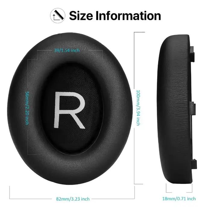 Oreillettes de remplacement en cuir pour Bose 700 NC700 avec coussinets d'oreille en mousse à mémoire de forme confortables pour un son plus clair et une isolation améliorée pour les amateurs de musique