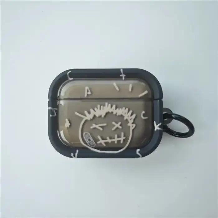 Étui AirPods Pro 3 Transparent avec Graffiti