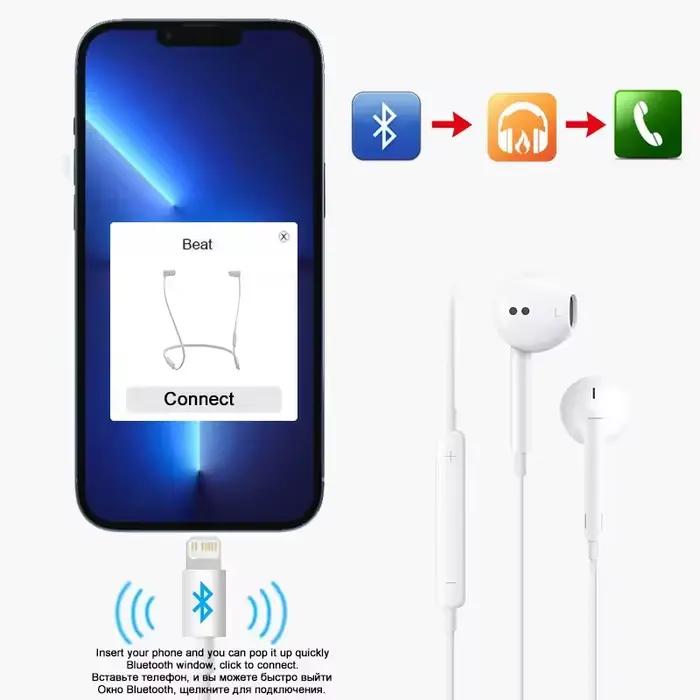 Écouteurs pour Apple, compatibles iPhone 17 16 15 14 13 12 11 Pro Max