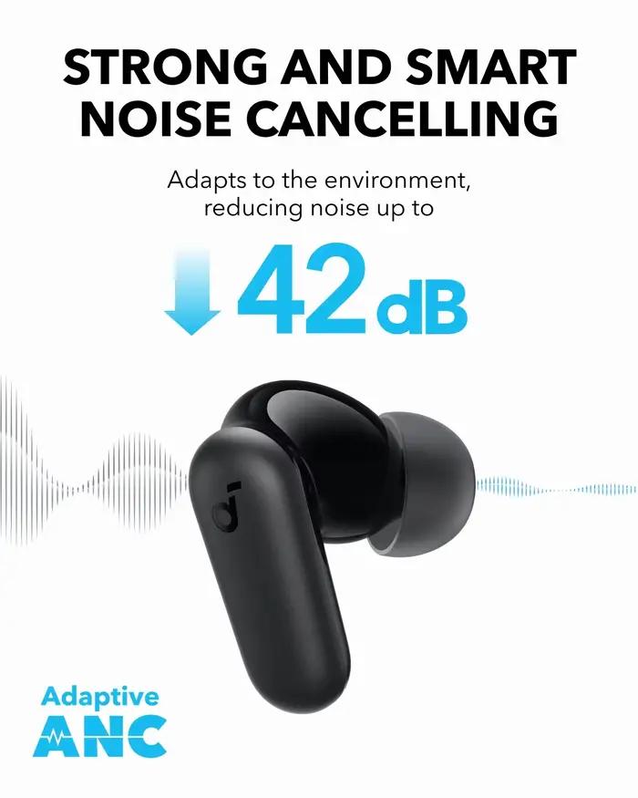 Écouteurs Anker Soundcore P30i Bluetooth 5.4 avec réduction de bruit