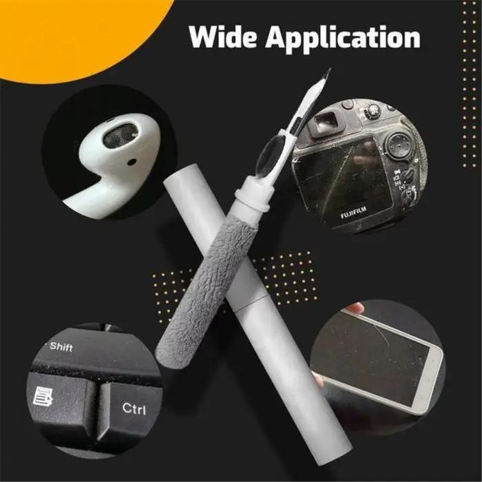 Kit de nettoyage pour écouteurs AirPods Pro Xiaomi Samsung brosse et stylo de nettoyage blanc noir pour maintenance écouteurs et étuis