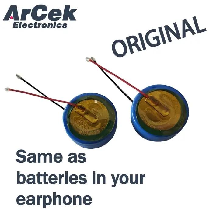 2 pièces d'origine M1254S3 batterie Rechargeable pour Jabra ELITE 75t/Jabra ELITE7 Pro Bluetooth casque TWS écouteur