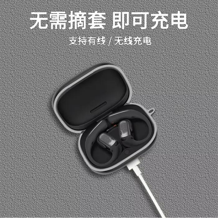 Étui de protection complet en silicone pour Shokz OpenFit Pro