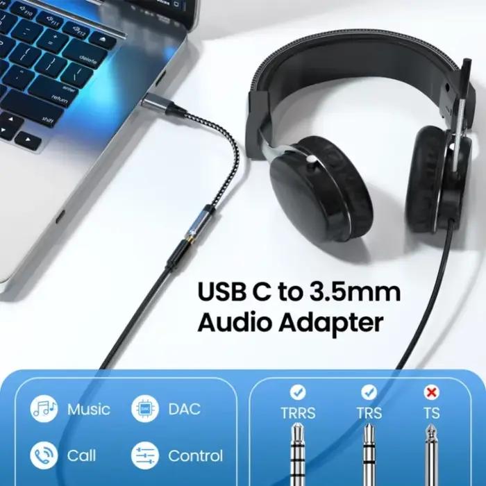 Câble Audio Jack 3.5 type-c