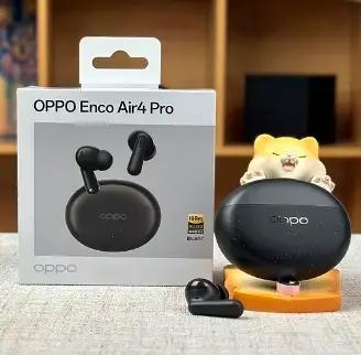OPPO-Écouteurs sans fil Enco Air 4 Pro, suppression active du bruit, TWS, Bluetooth 5.4, 44 heures d'autonomie, batterie B, véritable téléphone de sauna, IP55, 49dB