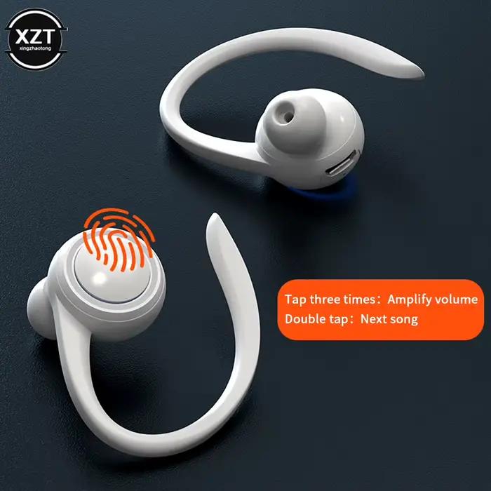 Écouteurs intra-auriculaires sans fil avec crochet d'oreille
