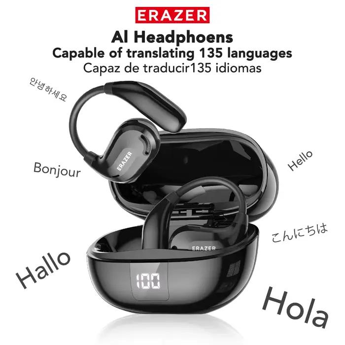 ERAZER XT66PRO Bluetooth écouteurs ASMR casques bricolage APP AI traducteur