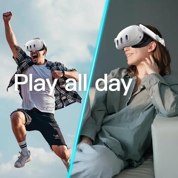 Sangle de tête réglable pour casque VR Meta Quest 3S