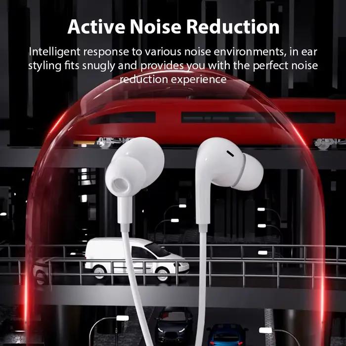 Écouteurs HiFi Game Falcon pour Samsung Galaxy S26 S25 S24 S23 S22 Ultra, Intra-auriculaires Filaires, Annulation Active du Bruit, Haute Qualité Sonore, Compatible avec Smartphones Samsung