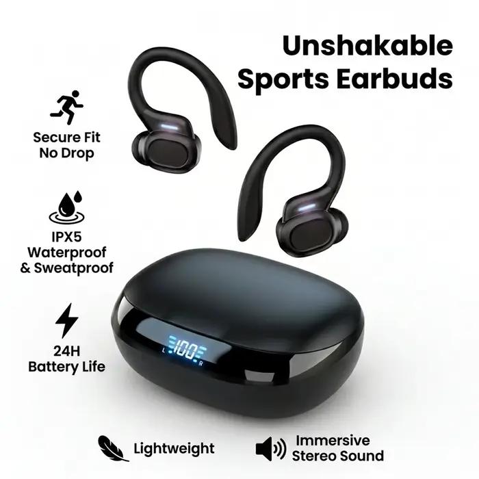 Écouteurs Bluetooth sans fil pour le sport