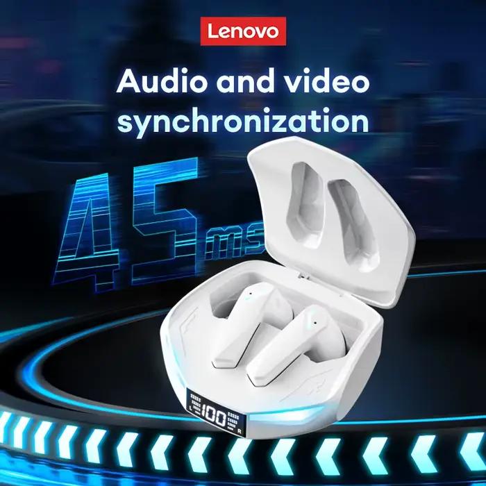 Choix Lenovo GM2 Pro casque de jeu LED affichage numérique sans fil Sport écouteurs HD appel basse latence
