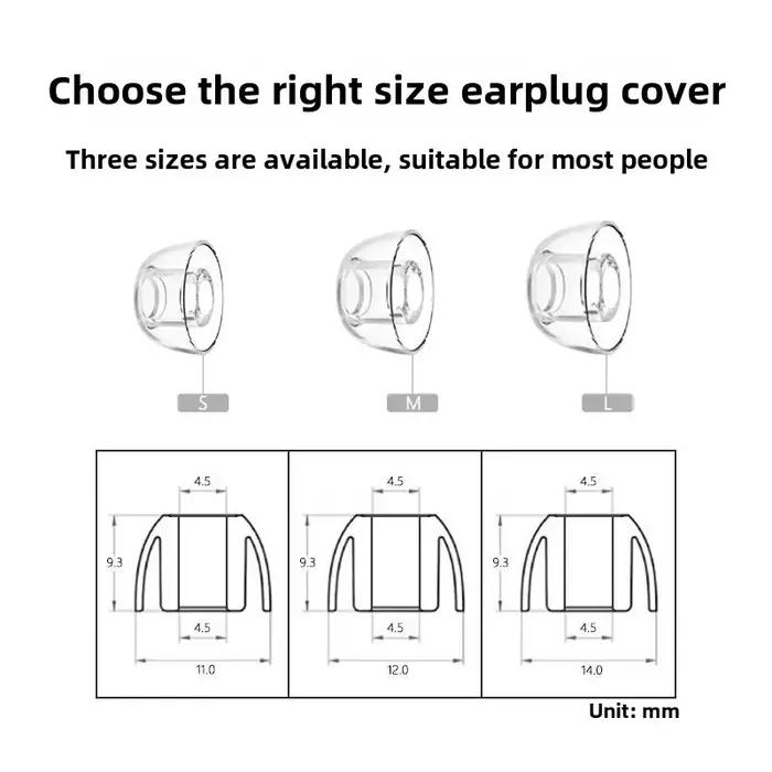 Coussinets d'oreille personnalisables en silicone pour Google Pixel Buds Pro 2 occasionnels spéciaux femme hommes activités quotidiennes
