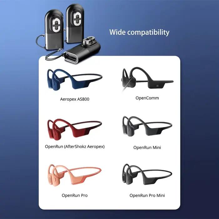 Pour Shokz AS800 700 660 S803 810 661 casque à Conduction osseuse adaptateur de charge magnétique pour IOS/Type C chargeur rapide