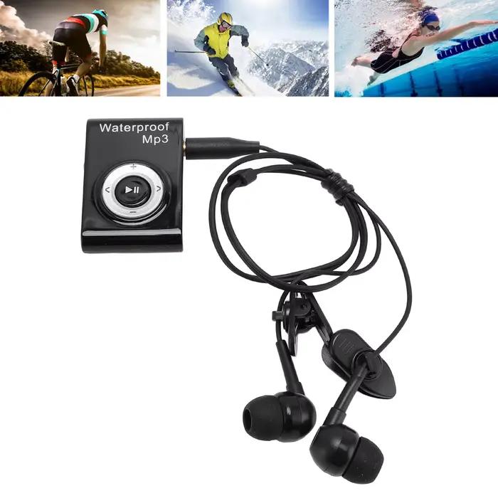 Lecteur MP3 8 Go Musique Sous-Marine Plongée Surf Ecouteurs Natation Bouchons Oreilles Étanche IPX8