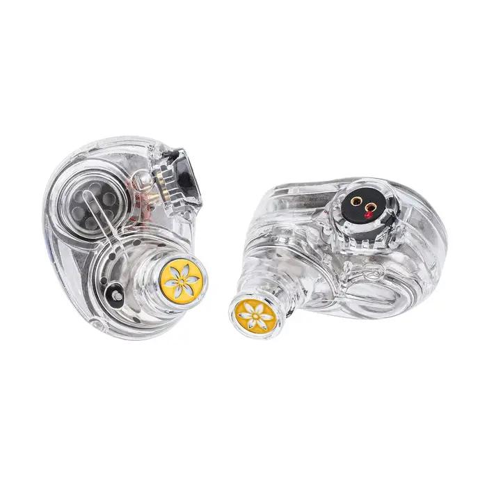 Écouteurs Hi-Fi IEM 7Hz x HBB Elua 10mm + 8mm double transducteur dynamique pour musique et jeu confortables pour bureau et extérieur