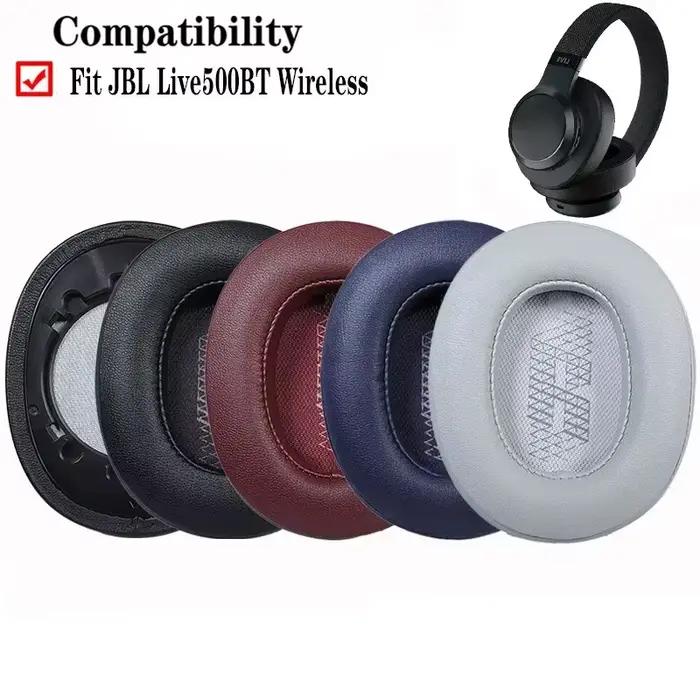Coussinets d'oreille en cuir mousse souple pour JBL LIVE500BT écouteurs Bluetooth amélioration du confort isolation sonore protection occasion spéciale