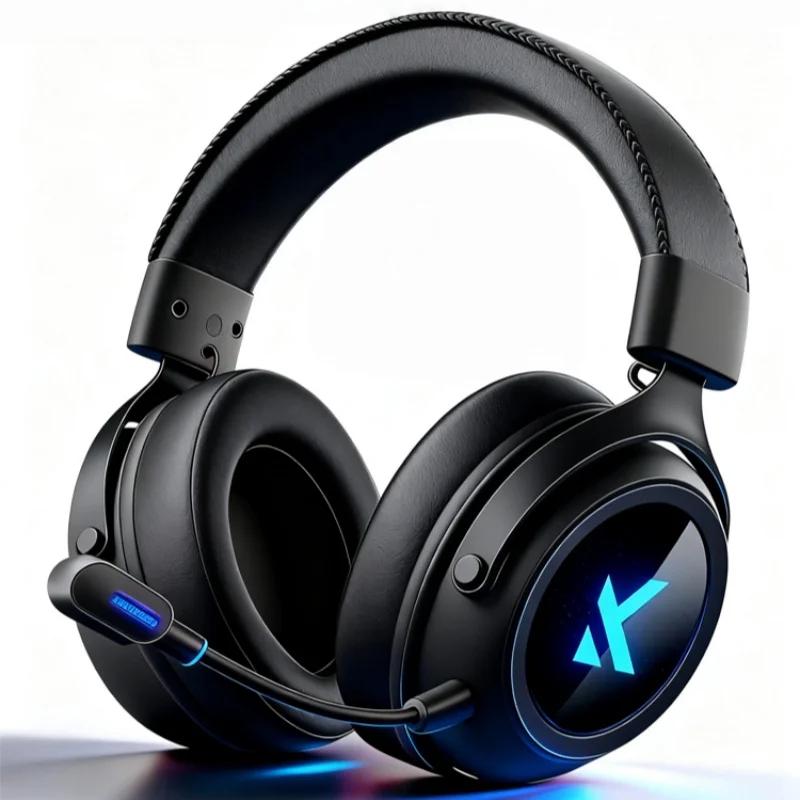 MCHOSE X9 casque de jeu sans fil Bluetooth 2.4G trois modes e-sports réduction du bruit casque ordin