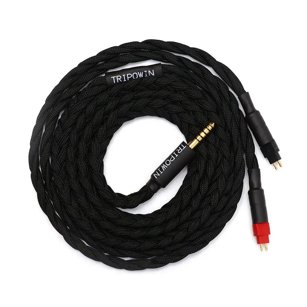 Pré-commande Tripowin GranVia 26AWG 36 brins x 4 cœurs câble de remplacement pour casque fait main p