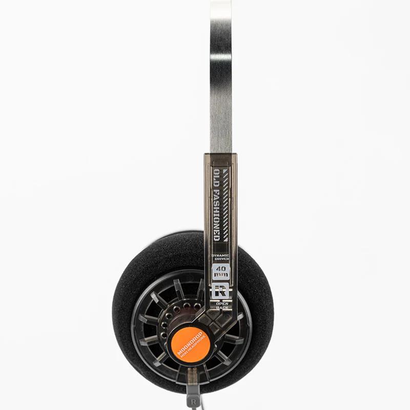 Casque audio supra-auriculaire MOONDROP Old Fashioned avec grand transducteur dynamique de 40 mm, pr