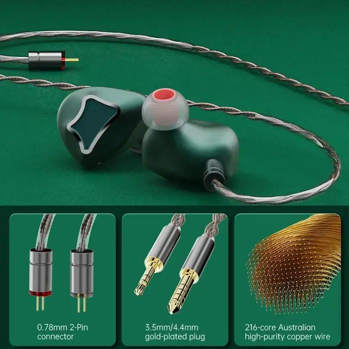 ARTTI R1 écouteurs intra-auriculaires HIFI IEMs 3DD filaire écouteur Triple pilote dynamique moniteu
