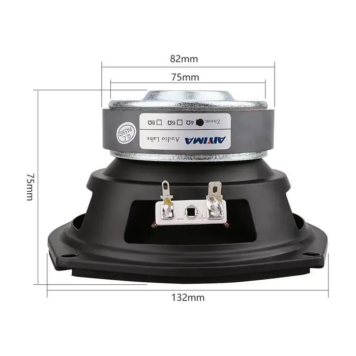 AIYIMA 5.25 pouces caisson de basses haut-parleur pilote 4/8 Ohm 120W Home cinéma Hifi puissance Woo