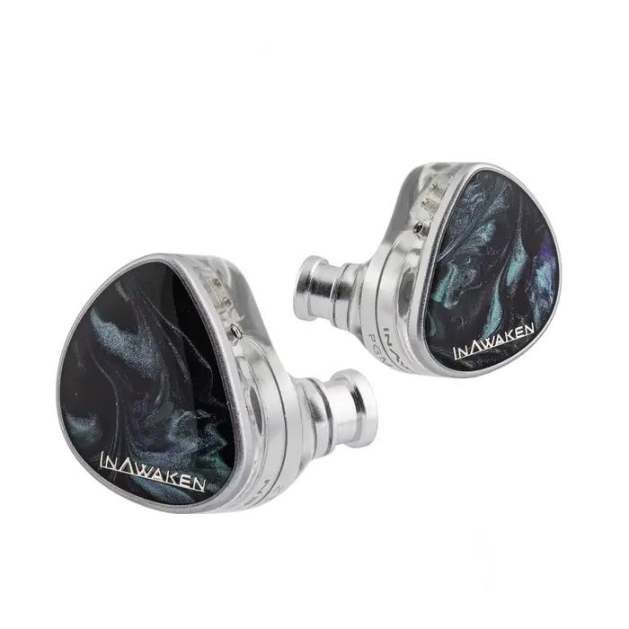 INAWAKEN DAWN Ms casque IEM à pilote dynamique à diaphragme violet-or avec câble blindé OFC pour mus