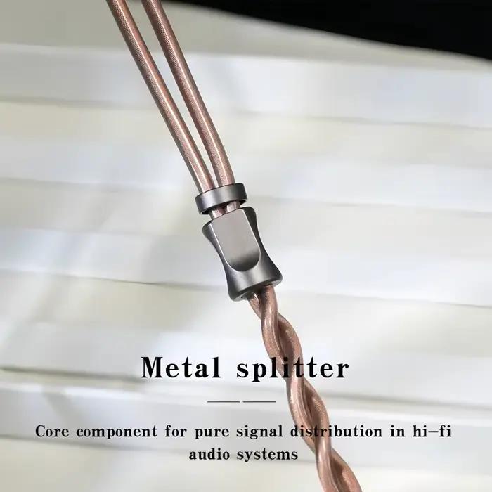 Câble IEM haut de gamme Nici HiFi 20, fiches 4,4 mm/3,5 mm/6,35 mm avec MMCX 2 broches pour IE900, I