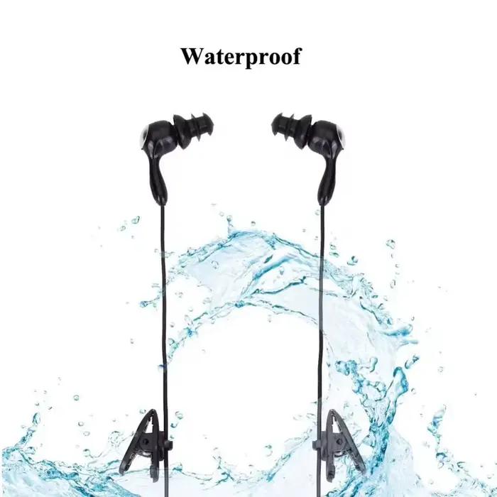 Écouteurs intra-auriculaires filaires étanches IPX8, durables, portables, avec prise jack 3,5 mm, po