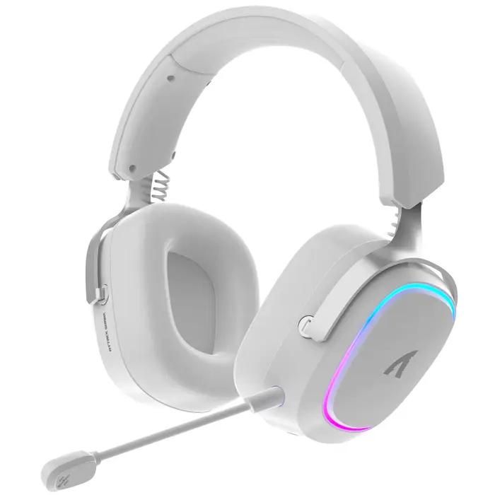 ATTACK SHARK G800 casque de jeu RGB sans fil: son Surround 7.1 pilotes 50mm-coussinets d'oreille en