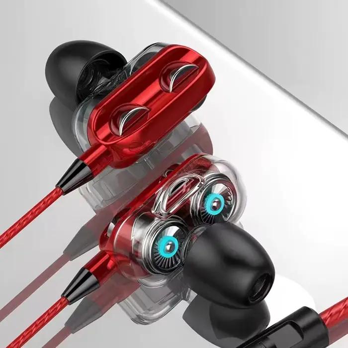 Écouteurs filaires 3,5 mm avec microphone HD pour iPhone, Xiaomi, Huawei, Android – Conception anti-