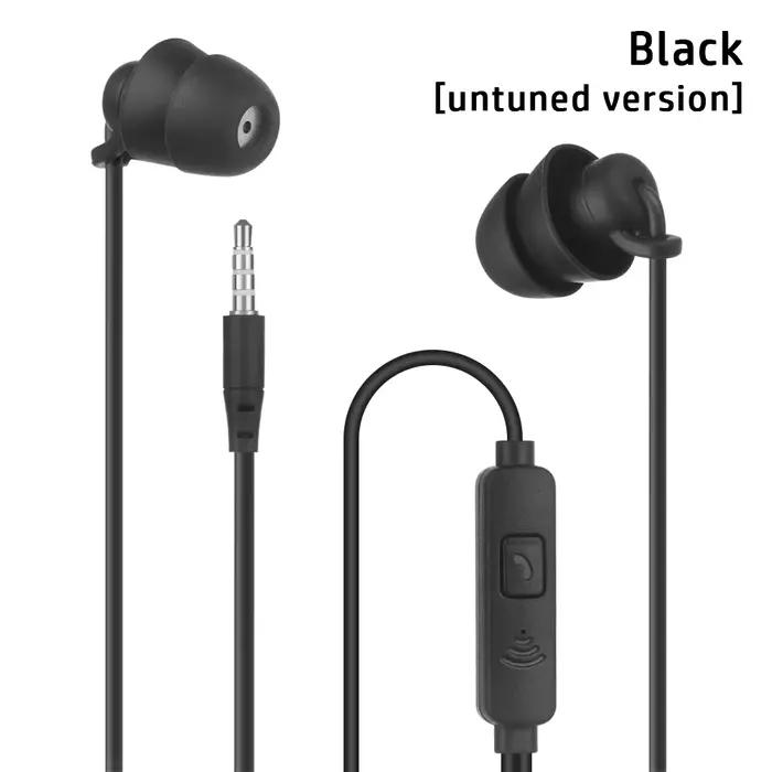 Écouteurs intra-auriculaires filaires avec contrôle du volume, écouteurs de sommeil, écouteurs antib