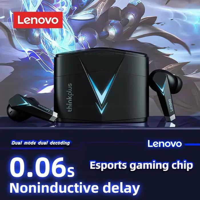 Lenovo-Écouteurs sans fil Bluetooth LP6 TWS, casque de jeu, stéréo, suppression du bruit surround, l