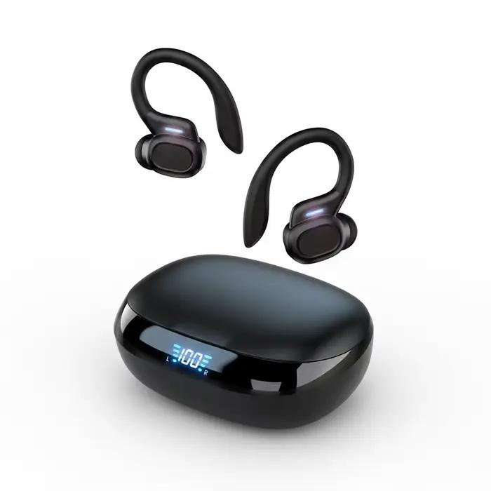 Écouteurs Bluetooth sans fil pour le sport, ajustement sécurisé, sans chute, avec crochet d'oreille,